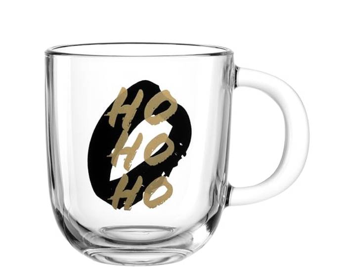 Leonardo Tasse SILENZIO 400 ml 'HO HO HO', spülmaschinengeeignet, mikrowellengeeignet, Max. 100°C