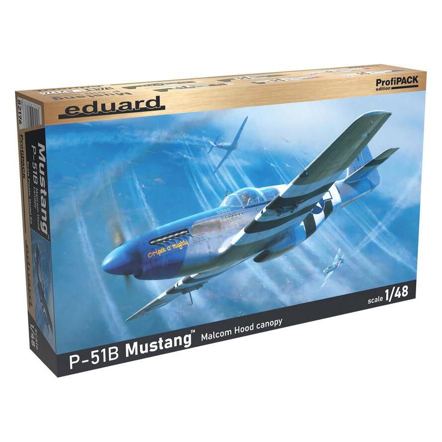 Eduard P-51B Mustang Malcolm Hood canopy 1/48 EDUARD-PROFIPACK (82176)