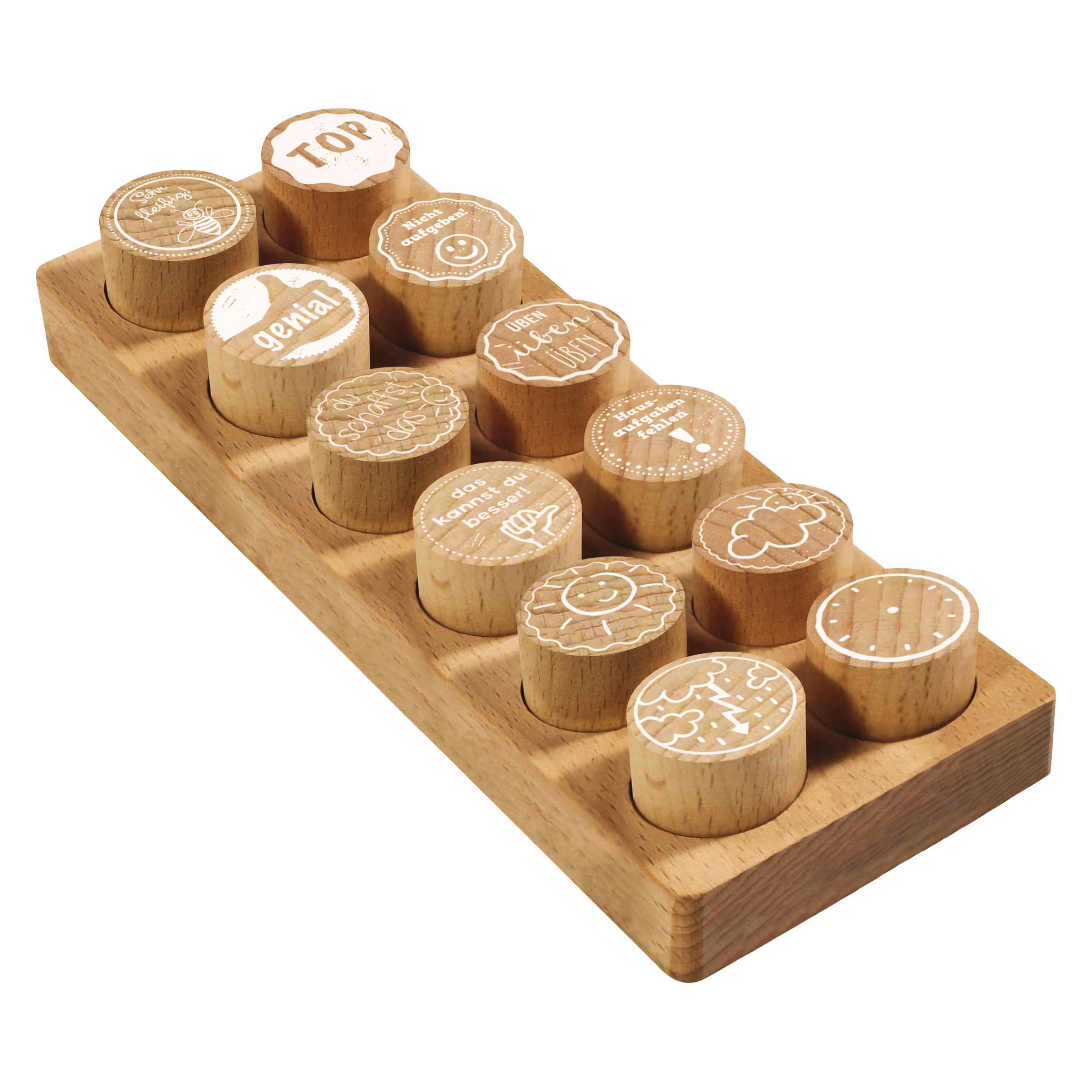 Colop WOODIES Stempel-Set "Lehrer-Motiv" retail (9C 165473)