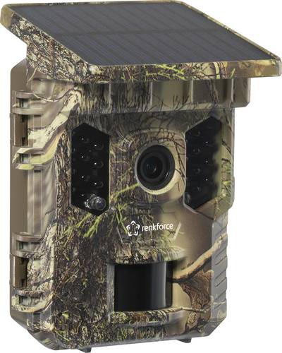 Renkforce RF-HC-800 Wildkamera 32 Megapixel WLAN, inkl. Solarladegerät mit Li-Ion-Akku Standard-Grün (seidenmatt)