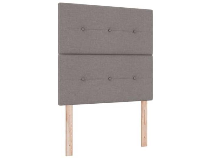 HGLADYU 90 cm Stoff Kopfteil höhenverstellbar, höhenverstellbares Kopfteil Taupe 90 cm, mit Kunstlederbezug