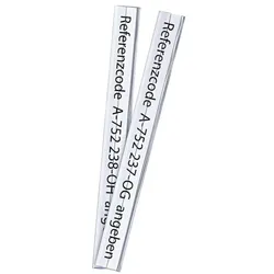 EICHNER Selbstklebe-Klarsichtleisten für Beleg-Planungstafeln 220 x 23 mm