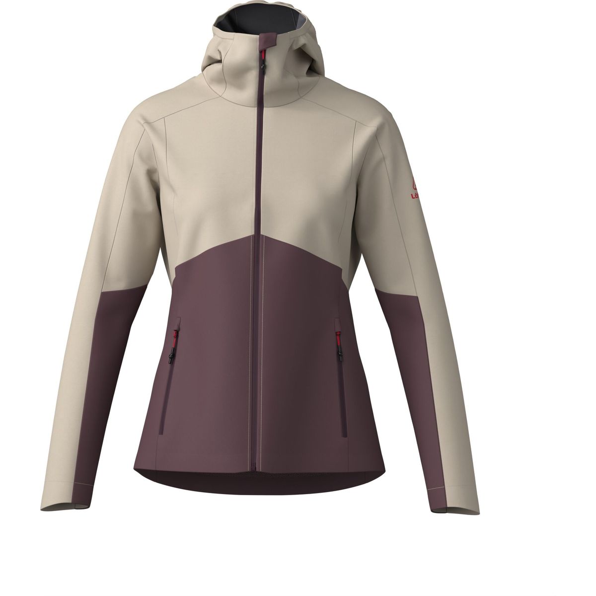 Löffler Women Hooded Jacket Vertigo AB Light sahara (657) 40 30819-657-40