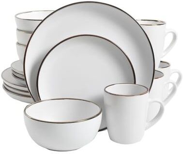 Gibson Home Rockaway Gold 16-Piece Dinnerware Set