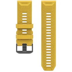 COROS Ersatzarmband Smartwatch VERTIX 2 / 2S | Silikon | Gelb | 26 mm
