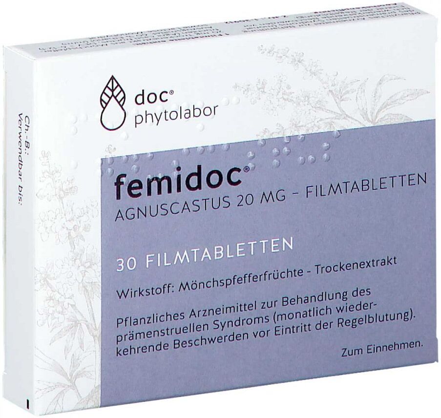 femidoc Agnuscastus 20 mg Filmtabletten 30stk