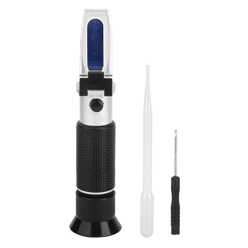 Cocosity Refractometer voor suikerbepaling met Accurant-index voor automatische temperatuurcompensatie, meetbereik 0-20%