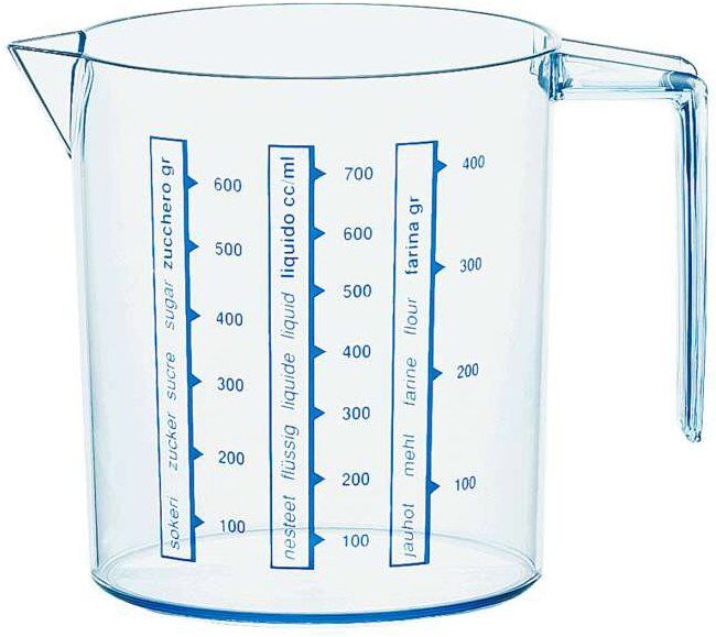 Contenitore graduato Cosmoplast 411 Caraffa dosa alimenti graduata Tra