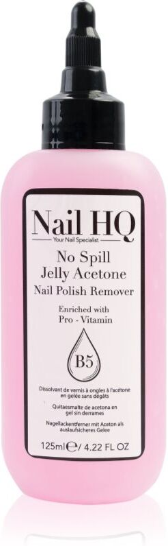 Nail HQ No Spill Jelly Acetone nail polish remover with vitamin E 125 ml