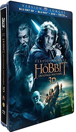 Le Hobbit : un voyage inattendu - version longue - Blu-ray 3D + Blu-ray + DVD + DIGITAL Ultraviolet - Edition Limitée Steelbook(TM) Jumbo - Preis vom 04.10.2026 03:51:26 h