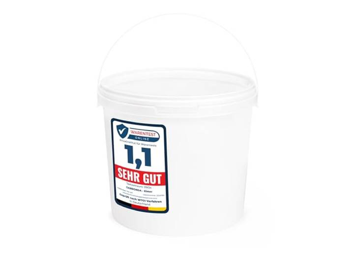 Garronda 5L 100 Stück Eimer mit Deckel Weiß Aufbewahrungsbehälter GD-0071 Mit Bügelgriff, strapazierfähig, leicht zu reinigen und lichtundurchlässig, schützt vor Austrocknung und Insektenzugang