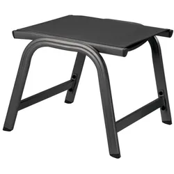 KETTLER BasicPlus Hocker, anthrazit/anthrazit, Alu/Textilene, 0301203-7000