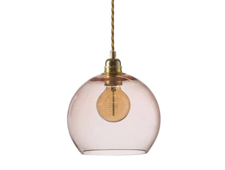 EBB & FLOW Lampe à suspension Rowan M, Ø 22 cm bright coral