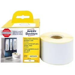 Avery Zweckform Rollenetiketten »AS0722470« weiß