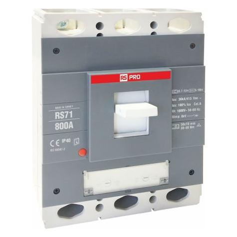 RS PRO RS RS71, Schutzschalter 3-polig, 800A / Abschaltvermögen 36 kA 690V 500 V (683388)