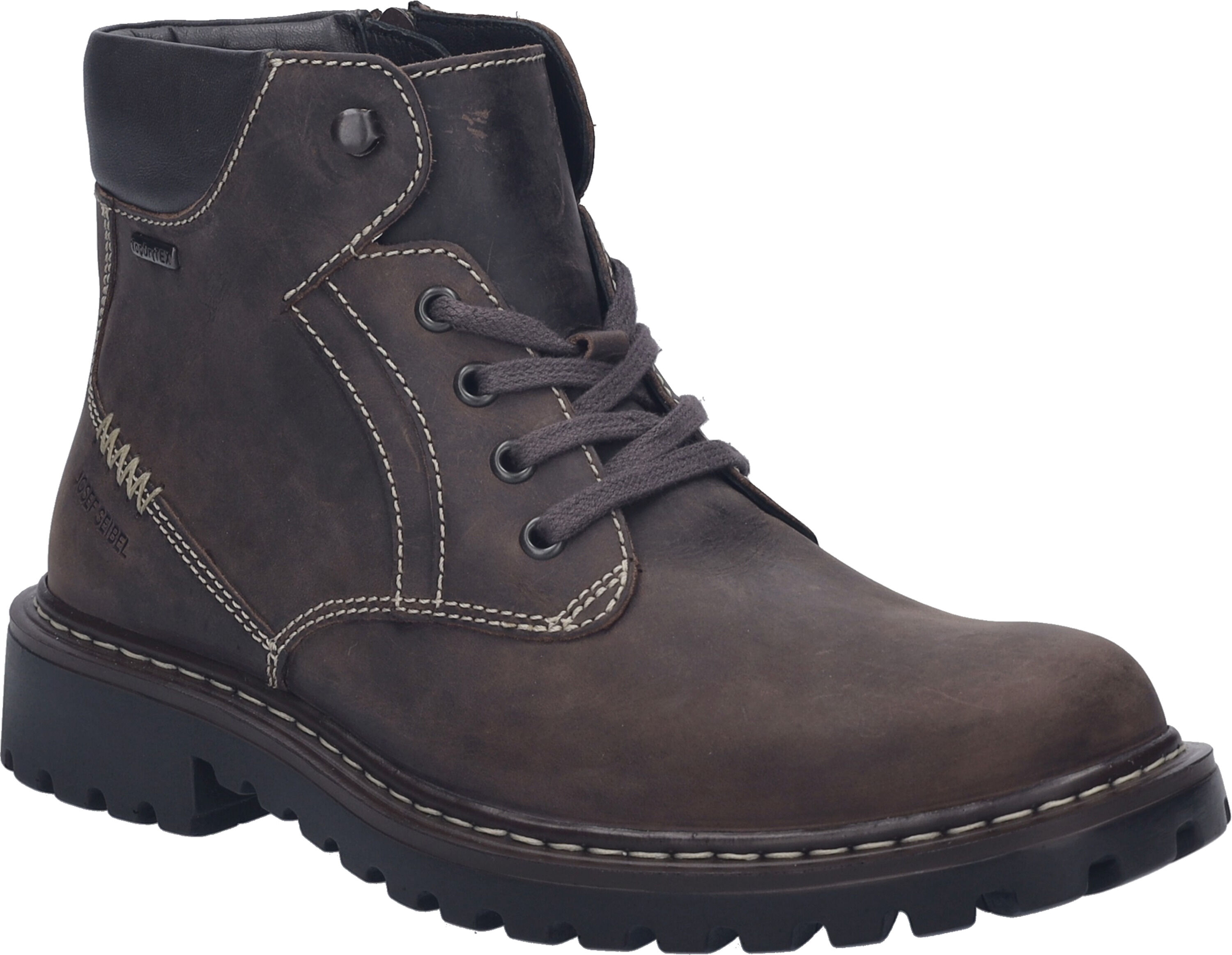 Stiefelette JOSEF SEIBEL "Chance 39, moro", Herren, Gr. 42, moro, Schuhe Stiefelette