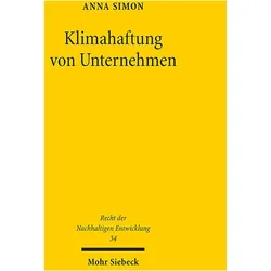 Klimahaftung von Unternehmen, Fachbücher von Anna Simon