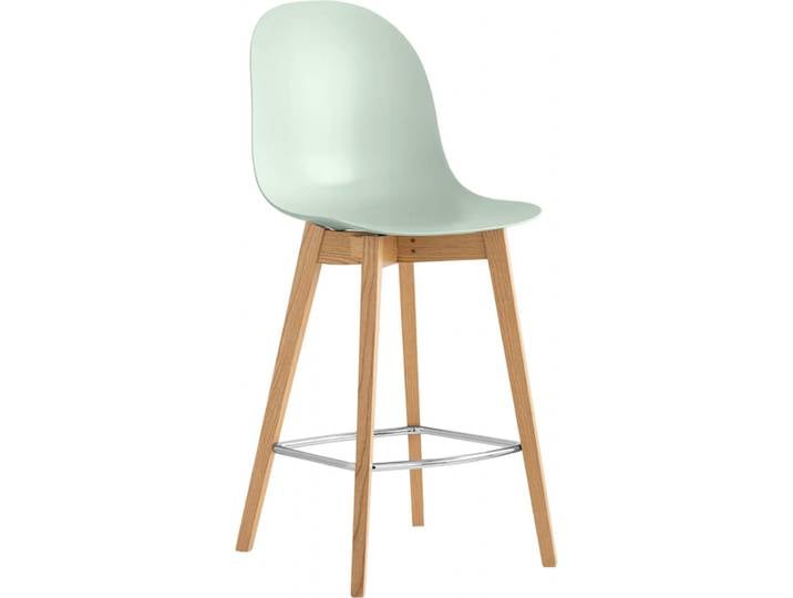 TABOURET CONTEMPORAIN SCANDINAVE ACADEMY EN BOIS ET POLYPROPYLÈNE