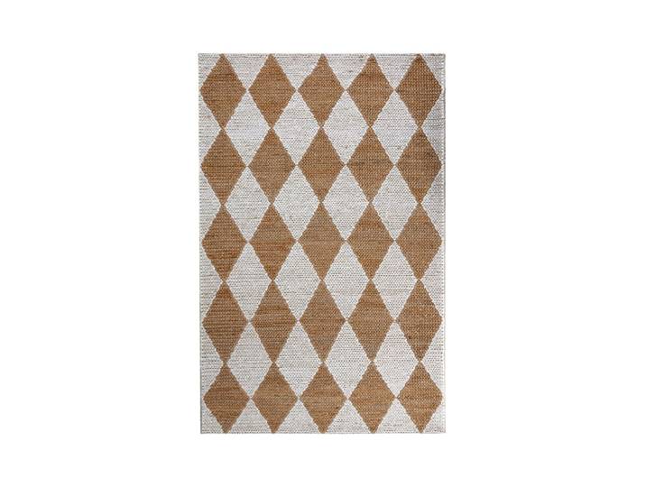 Tapis en jute marron et blanc 160x230cm