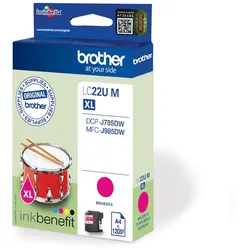 Brother LC-22UM / LC-22UMBP Tinte magenta