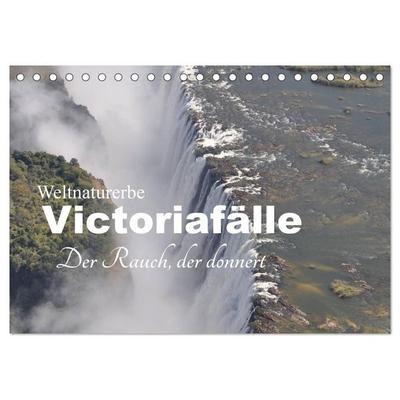 Weltnaturerbe Victoriafälle - Der Rauch, der donnert (Tischkalender 2026 DIN A5 quer), CALVENDO Monatskalender