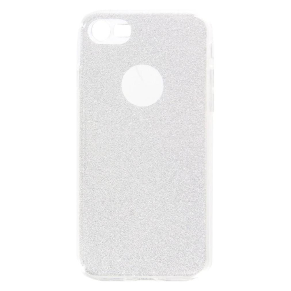OEM TPU Silicon Case glitter für iPhone 7 - silber (Apple iPhone 7) (25440228)