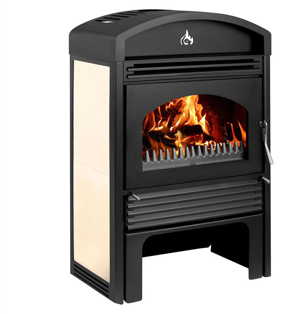 Kaminofen wasserführend Valencia beige