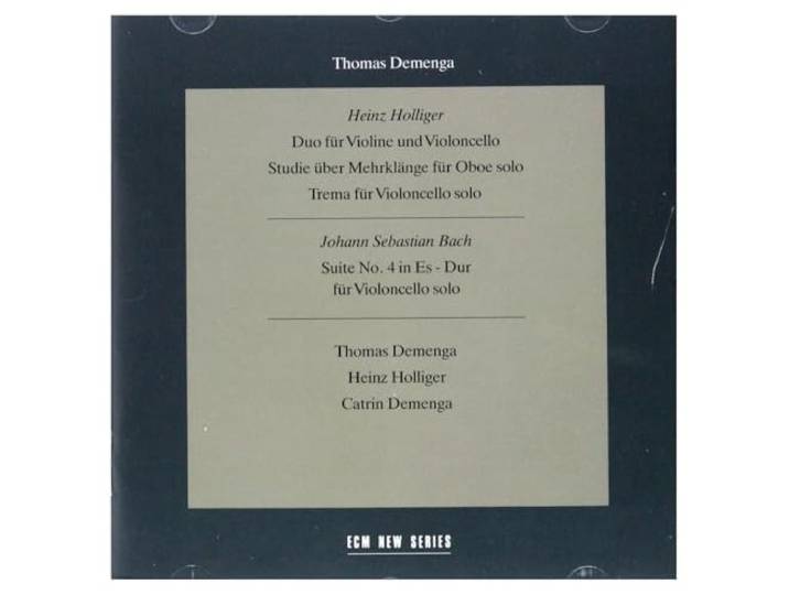 Thomas Demenga - Holliger/Bach