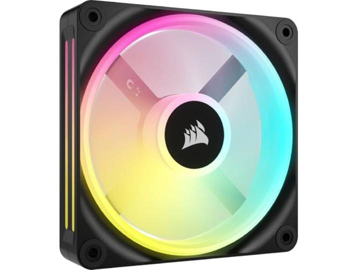 CORSAIR iCUE LINK QX120 RGB 120mm Magnetische Koepel RGB Ventilator - Uitbreidingsset - Zwart