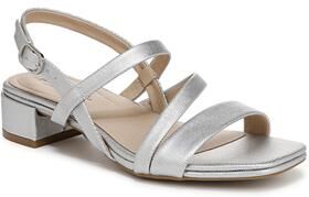 Women's Janet Sandal by LifeStride in Silver (Size 6 M)