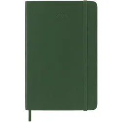 Moleskine, Agenda, 12 Monate Wochen Notizkalender 2024, Pocket/A6, Myrtengrün (A6, 1 Woche / 1 Seite)