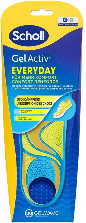 Scholl - GelActiv Casual S Einlegesohlen mit GelWave-Technologie, 1 Paar