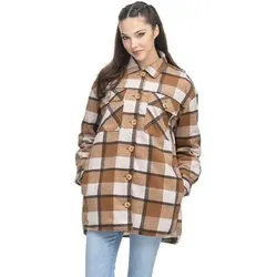 RAGWEAR Ragwear Damen Hemdjacke W IGGUA, Größe XL in Braun Braun