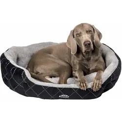 Nobby CENO oval 45x40x19cm Hunde-/ Katzenkomfortbett schwarz/grau