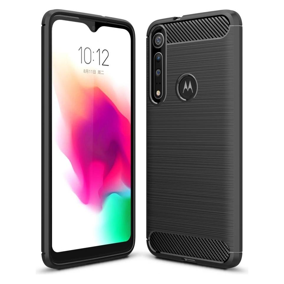 Screenguard Motorola One Macro Hülle Carbon Brushed Soft TPU (Motorola One Macro) (00026559)