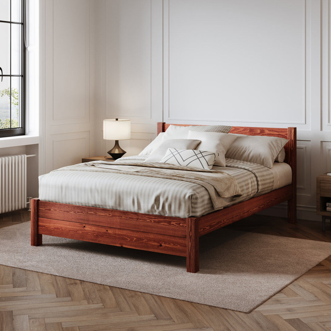 Mercury Edgecumbe Solid Wood Bed Red Wood Emperor (7')