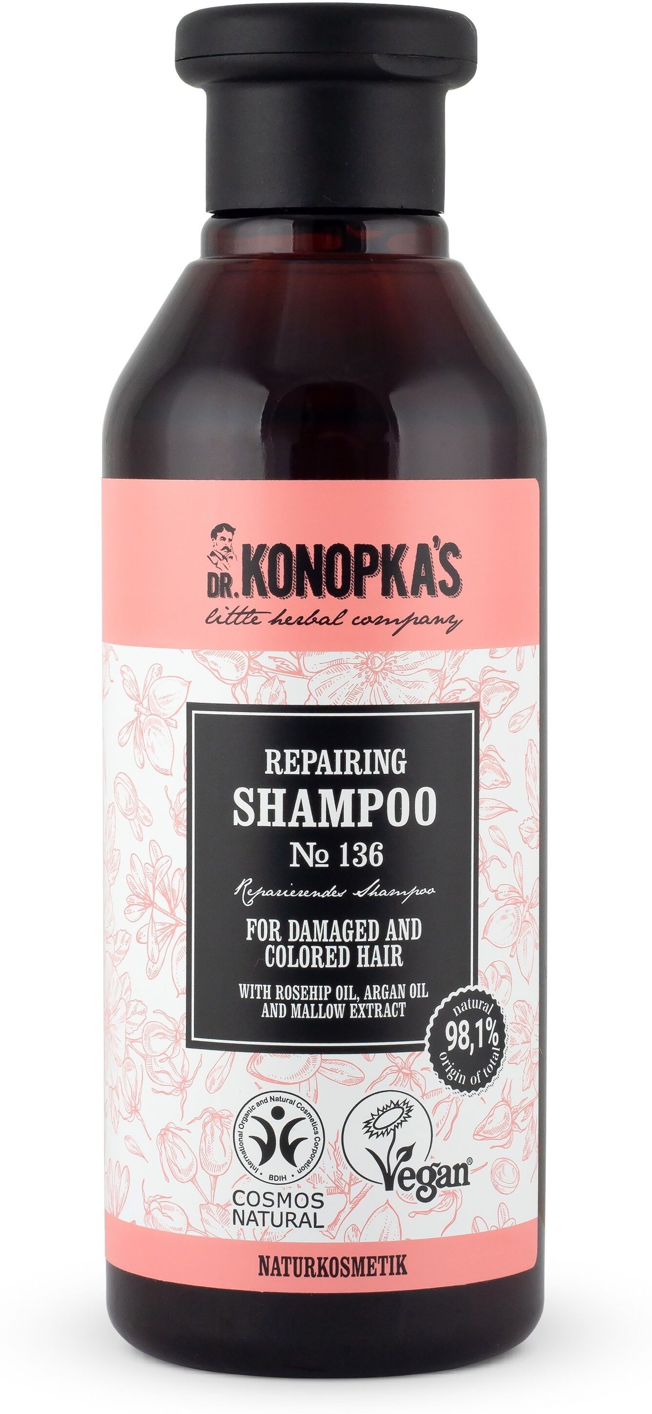 Dr. Konopka's Repairing Shampoo 136 Damaged and Colored Hair 280 ml