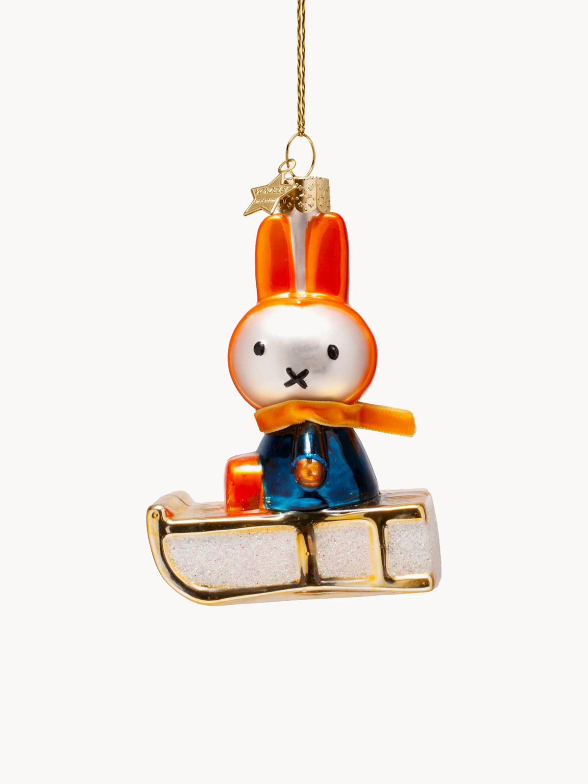Mondgeblazen kerstornament Nijntje Miffy