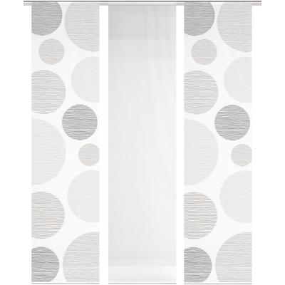 Vision S "3ER SET BORDEN" Paneelwagen 3 Stk. tlg. HxB: 260x60, Schiebevorhang 3er Set Digitaldruck