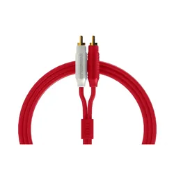 DJTechTools Chroma Cables Audio MK2 RCA - RCA Red (2 m, Cinch Kabel), Audiokabel