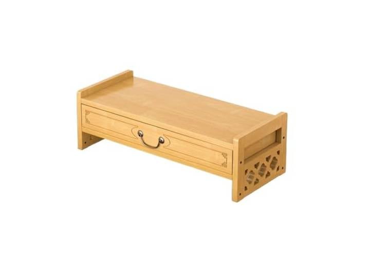 Persönlicher Altarschrank Desktop-Schrank for buddhistische Schreine Altarständer aus massivem Holz(Natural,Klein)