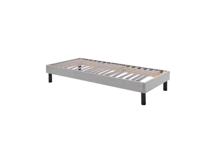 Sommier tapissier en kit gris 90 x 190 cm