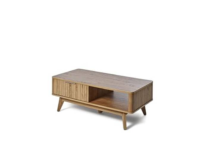 Jahnke Wave Coffee SK Table Basse en chêne du Montana NB Taille Unique