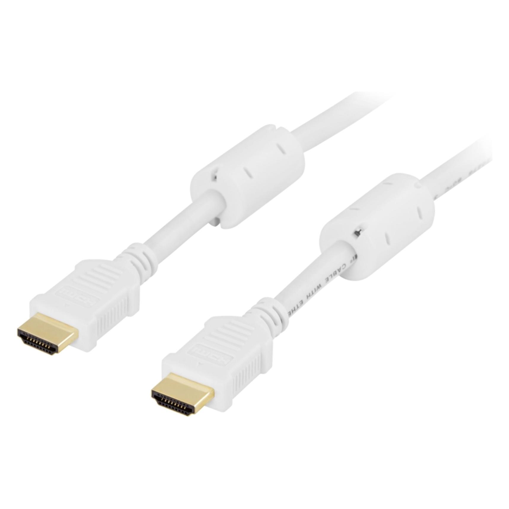 Deltaco HDMI-1020A - HDMI med Ethernet (2 m) (HDMI-1020A)