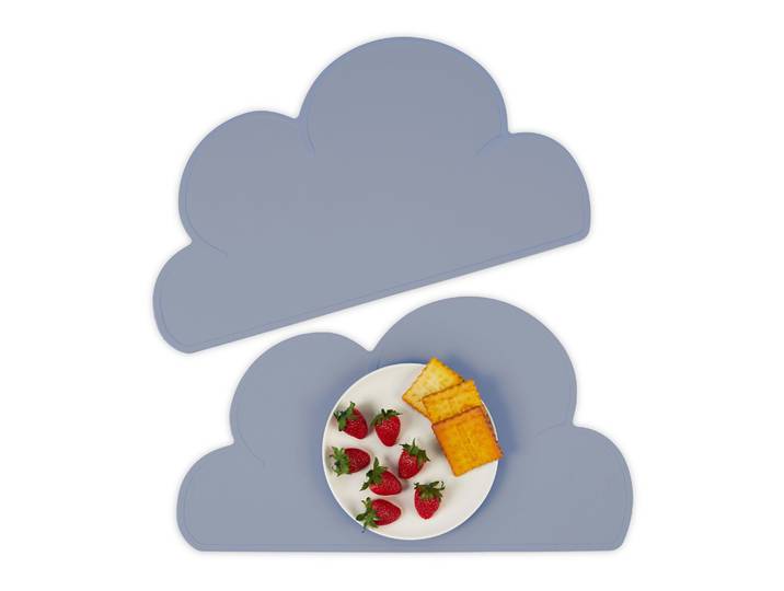 Platzdeckchen Kinder 2er-Set Anthrazit