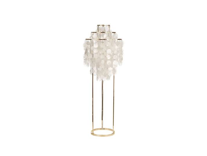 Verpan Lampadaire Fun 1 TM nacre, laiton