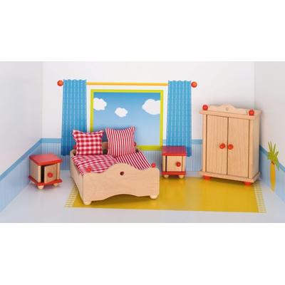 goki Puppenmöbel Schlafzimmer für Puppenhaus