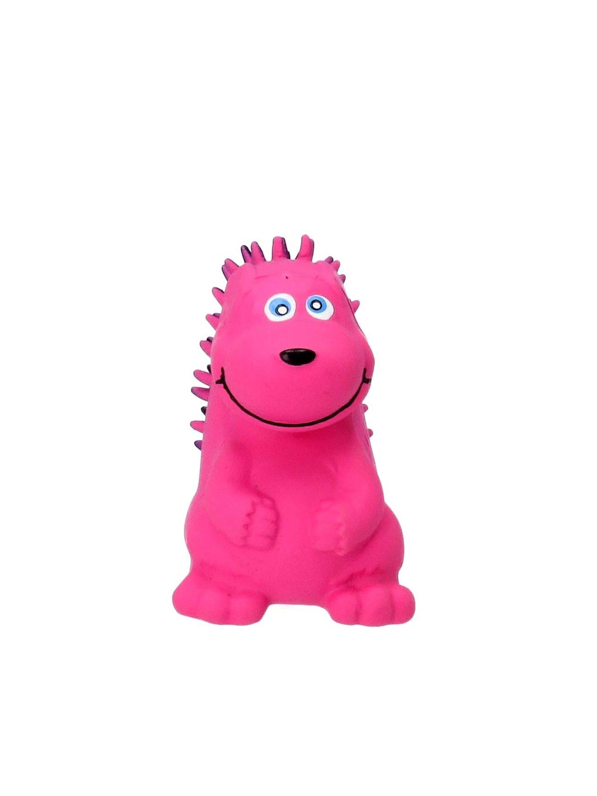 Dogman Hundespielzeug Rosa Latex Igel mit Quietscher 7.5cm
