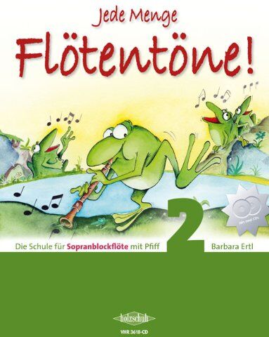Barbara Ertl - Jede Menge Flötentöne - Schule 2 mit CD: Die Schule für Sopranblockflöte mit Pfiff - Preis vom 16.10.2026 11:41:07 h