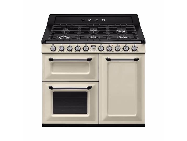 Smeg TR103BL Gasherd freistehend – schwarz